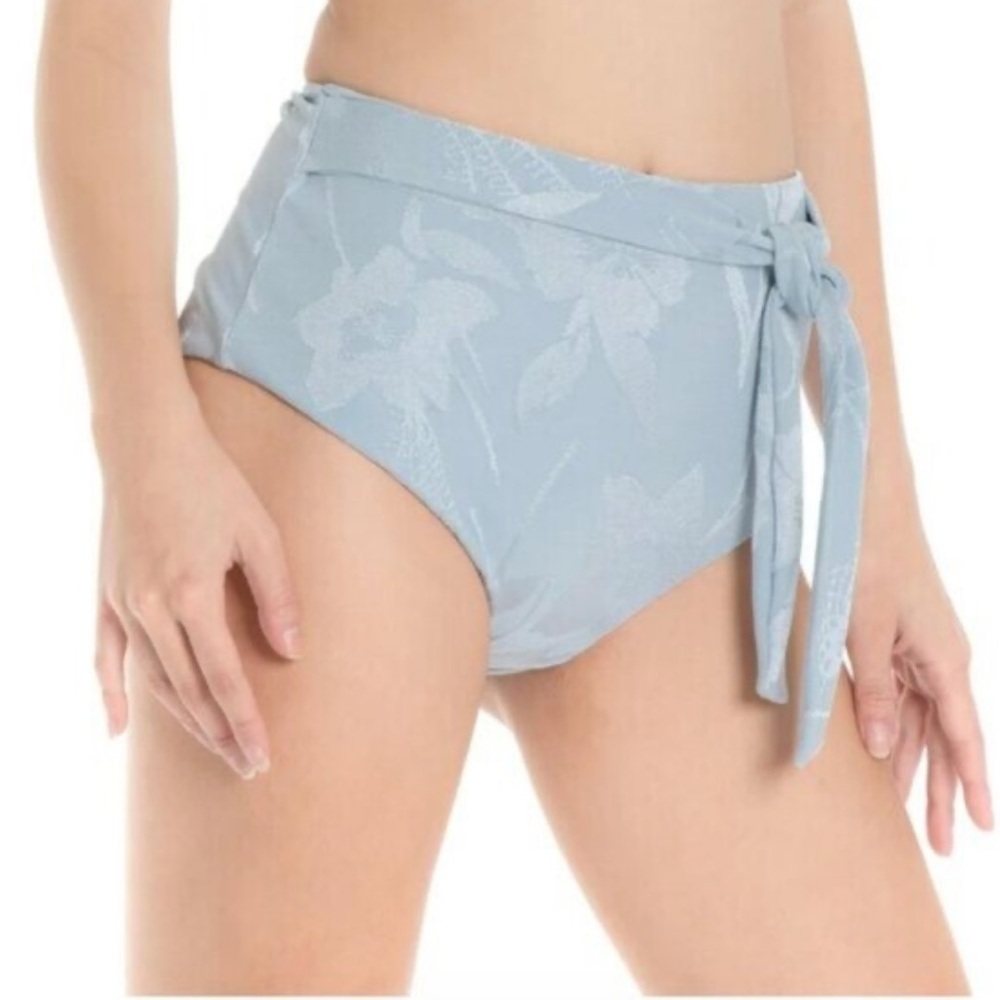 NWT WET Swimwear High Waist Bikini Bottoms in Soft Blue